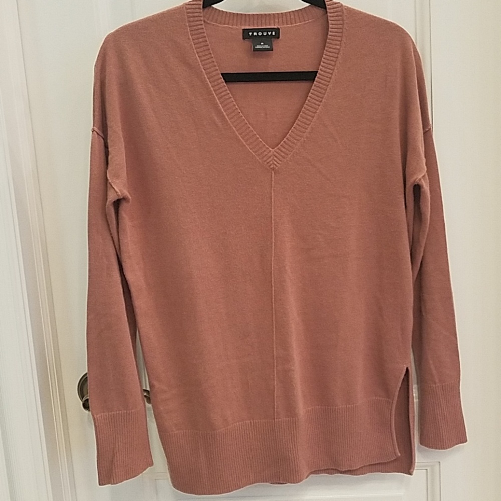 Trouble Side Slit Sweater